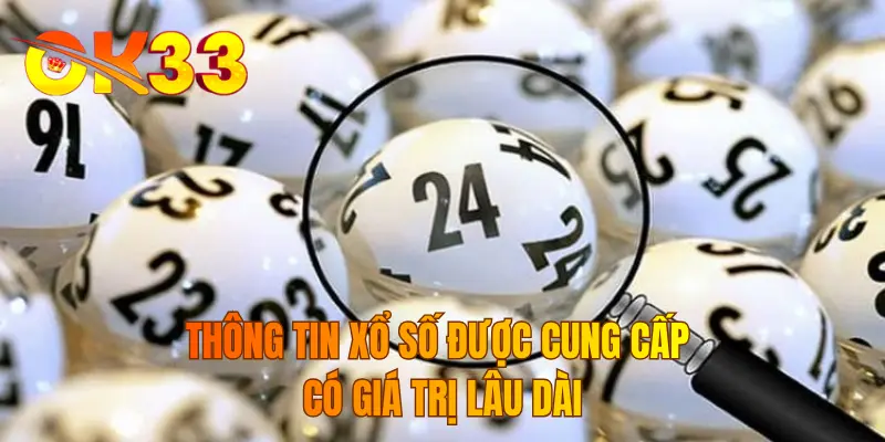 Thông tin xổ số được cung cấp có giá trị lâu dài